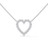 Heart of Brilliance Lab Grown Diamond Gold Pendant Chain
