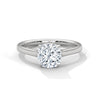 Cushion Cut Lab Grown Diamond Solitaire Gold Ring