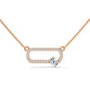 Bound by Brilliance Lab Grown Diamond Gold Pendant Chain