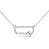 Bound by Brilliance Lab Grown Diamond Gold Pendant Chain