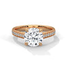 Classic Solitaire Lab Grown Diamond Gold Ring