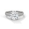 Classic Solitaire Lab Grown Diamond Gold Ring