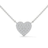 Eternal Love Lab Grown Diamond Heart Gold Pendant Chain