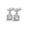 Blooming Brilliance Lab Grown Diamond Gold Drop Earrings