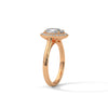 Oval Cut Halo Set Lab Grown Diamond Gold Ring