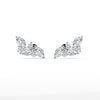 Vine Grace Marquise Lab Grown Diamond Gold Earrings