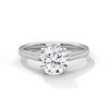 Classic Six-Prong Solitaire Lab Grown Diamond Gold Ring