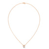 Heart of Brilliance Lab Grown Diamond Gold Pendant Chain