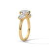 Three-Stone Lab Grown Diamond Gold Ring