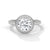 Round Halo Lab Grown Diamond Gold Ring