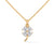 Bloom of Luck Lab Grown Diamond Floral Gold Pendant Chain