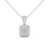 Royal Radiance Lab Grown Diamond Gold Pendant Chain