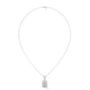 Royal Radiance Lab Grown Diamond Gold Pendant Chain