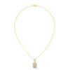 Royal Radiance Lab Grown Diamond Gold Pendant Chain
