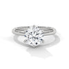 Classic Six-Prong Solitaire Lab Grown Diamond Gold Ring