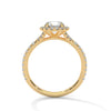 “Brilliant halo diamond engagement ring in yellowgold, designed for lasting beauty, romantic moments, dazzling sparkle, and premium luxury craftsmanship.”