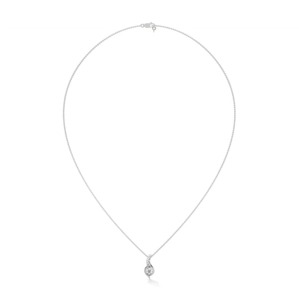 Embrace endless elegance with the Infinity Flame Pendant—where flowing gold meets fiery brilliance.