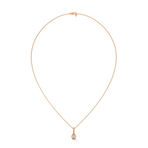 Where elegance meets nature—this bloom-inspired pendant sparkles with timeless charm.