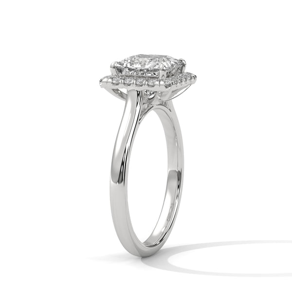“Experience the Radiant Serenade Ring—princess-cut brilliance, halo sparkle, white-gold luxury, and timeless elegance crafted for unforgettable engagements and everlasting love.”