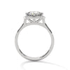 Vintage Halo Lab Grown Diamond Gold Ring