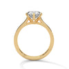 Classic Six-Prong Lab Grown Diamond Gold Ring