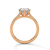 Classic Six-Prong Lab Grown Diamond Gold Ring
