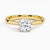 Astrielle Grace radiates refined simplicity with its elegant cathedral setting and softly tapered band, offering a timeless frame for its center diamond.