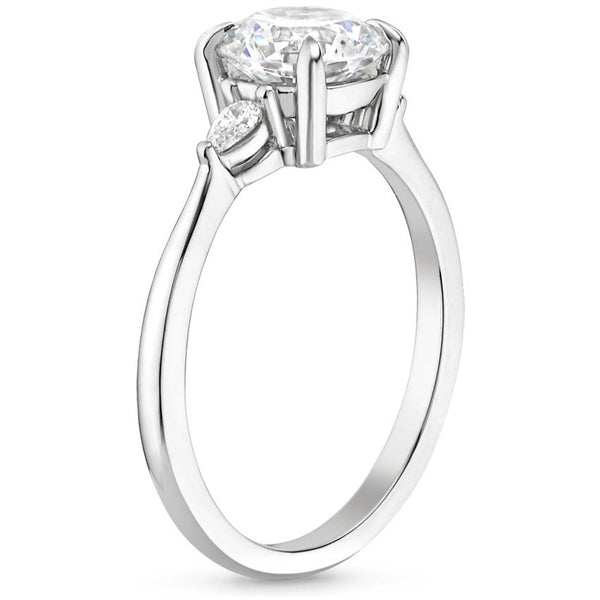 “Elevate your elegance with this stunning round-cut diamond ring, crafted in sleek white gold for timeless brilliance, luxury, and unforgettable sparkle.”