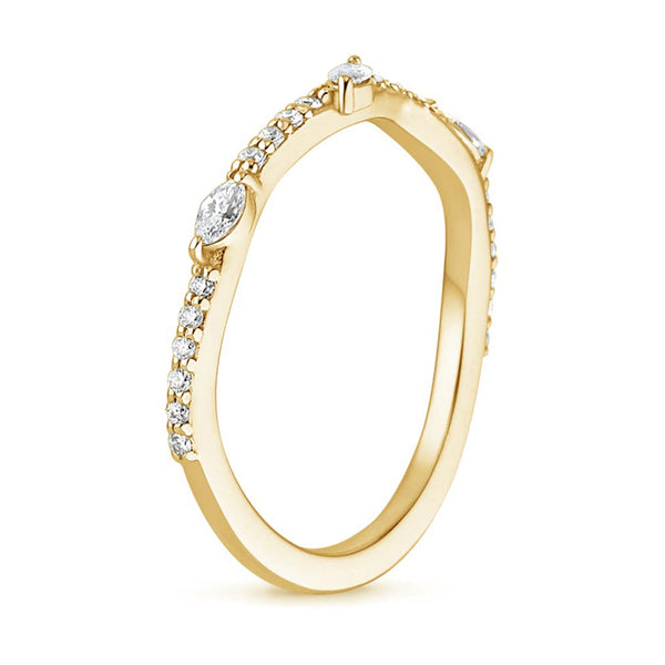 A graceful 7-inch tennis bracelet adorned with 68 marquise-shaped diamonds totaling 5.00 carats—crafted to shimmer with refined allure