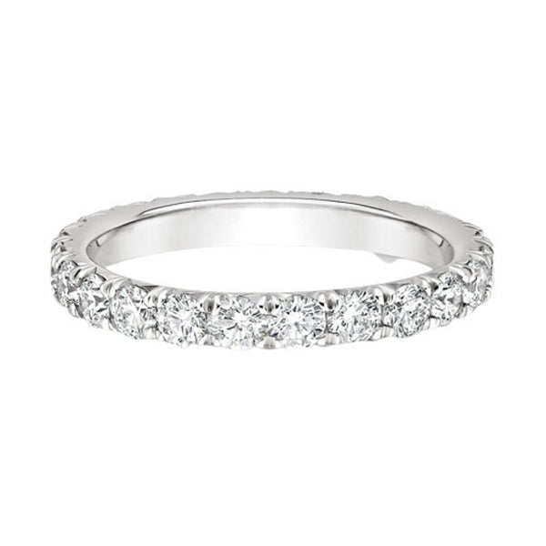 "Experience timeless brilliance with this white gold diamond band, crafted for lasting elegance, unmatched sparkle, and luxurious everyday sophistication."
