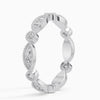 "Celebrate timeless elegance with this vintage-inspired diamond eternity ring, featuring milgrain detailing, brilliant sparkle, and exquisite craftsmanship for everyday luxury."