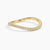 “Elegant curved diamond band crafted in luxurious yellow gold, offering a perfect stackable wedding ring with timeless sparkle and modern sophistication.”