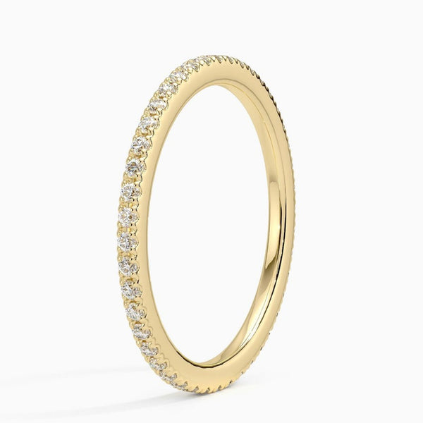 “Timeless diamond eternity band crafted for lasting brilliance, offering a sleek, elegant design perfect for stacking, weddings, and everyday luxury style.”