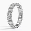 “Radiate timeless luxury with this gold emerald-cut diamond eternity ring, crafted for brilliance, elegance, and unforgettable everyday or bridal style.”