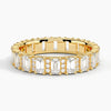 “Radiate timeless luxury with this gold emerald-cut diamond eternity ring, crafted for brilliance, elegance, and unforgettable everyday or bridal style.”