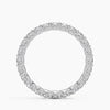 “Elegant diamond eternity ring crafted in shimmering white metal, showcasing brilliant round stones for timeless sparkle, luxury style, and lasting sophistication.”