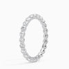 “Elegant diamond eternity ring crafted in shimmering white metal, showcasing brilliant round stones for timeless sparkle, luxury style, and lasting sophistication.”