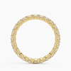 “Elegant diamond eternity ring crafted in shimmering white metal, showcasing brilliant round stones for timeless sparkle, luxury style, and lasting sophistication.”