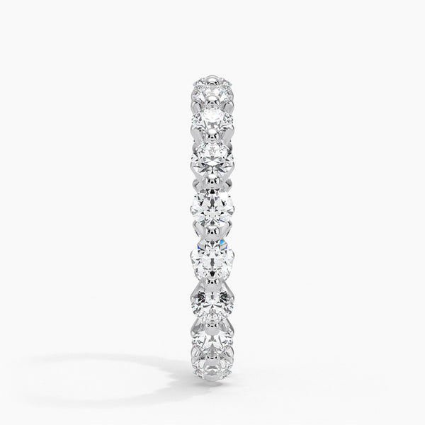 "Brilliant diamond eternity ring crafted in premium white gold, offering timeless sparkle, luxurious elegance, and unmatched brilliance for every special moment."