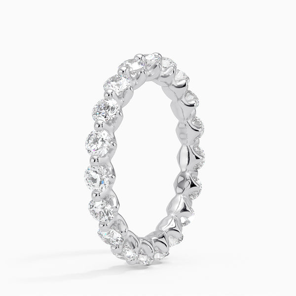 "Brilliant diamond eternity ring crafted in premium white gold, offering timeless sparkle, luxurious elegance, and unmatched brilliance for every special moment."