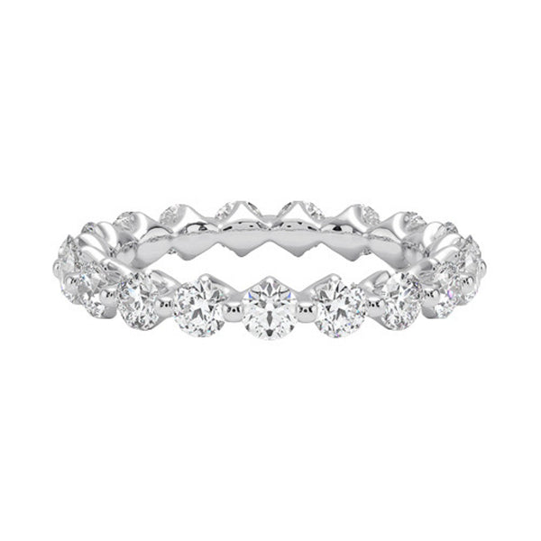 "Brilliant diamond eternity ring crafted in premium white gold, offering timeless sparkle, luxurious elegance, and unmatched brilliance for every special moment."