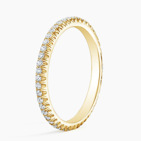 “Elegant diamond eternity ring featuring a refined pavé setting, crafted for timeless brilliance, daily sophistication, and irresistible modern luxury style.”