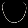 Elegant Mixed-Cut Diamond Riviera Necklace in 14K Yellow Gold (16.65 ct. tw.)
