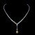 Imperial Teardrop Diamond & Yellow Sapphire Drop Necklace (17.16 ct. tw.) 14kt White Gold