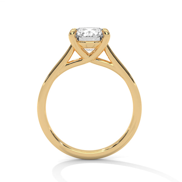 “Aurora Ring—round brilliant diamond sparkle, classic six-prong elegance, and timeless solitaire beauty crafted to symbolize enduring love, refined style, and radiant grace.”