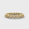 Lab Grown Diamond Marquise Motif Gold Ring
