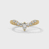 Marquise Cluster Lab-Grown Diamond Gold Ring