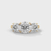 Everlasting Three-Stone Lab Grown Diamond Gold Ring