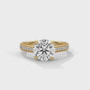Classic Solitaire Lab Grown Diamond Gold Ring