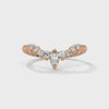 Marquise Cluster Lab-Grown Diamond Gold Ring